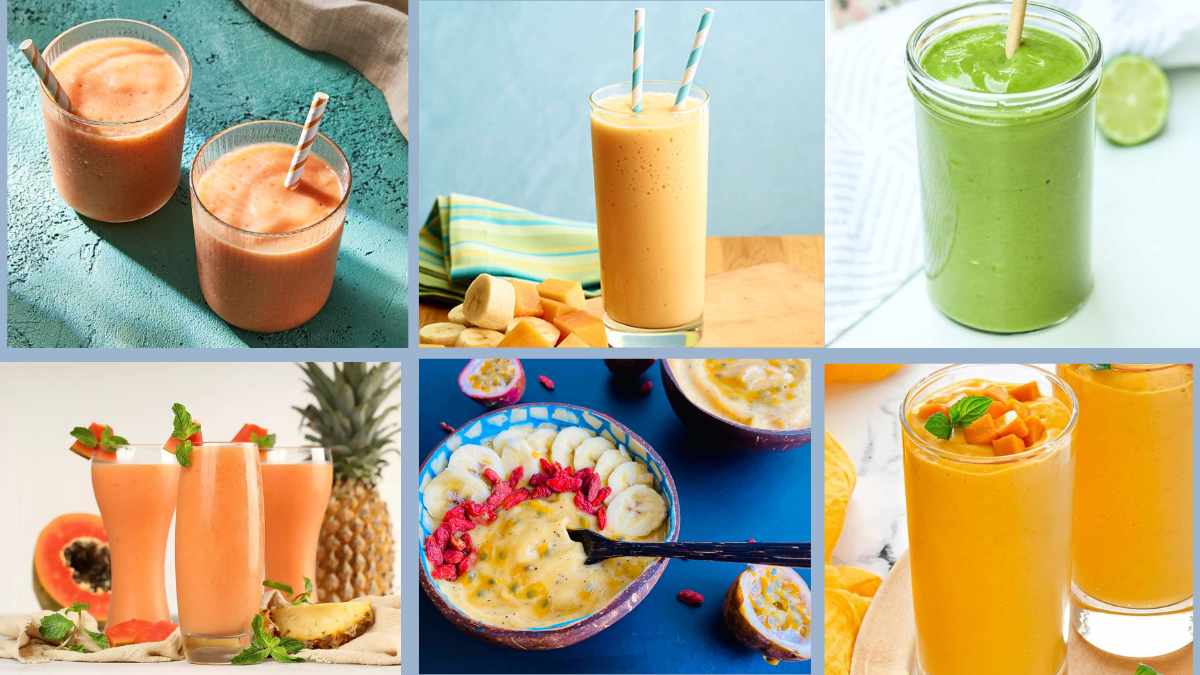 Top 6 Papaya Smoothie Recipes for Morning