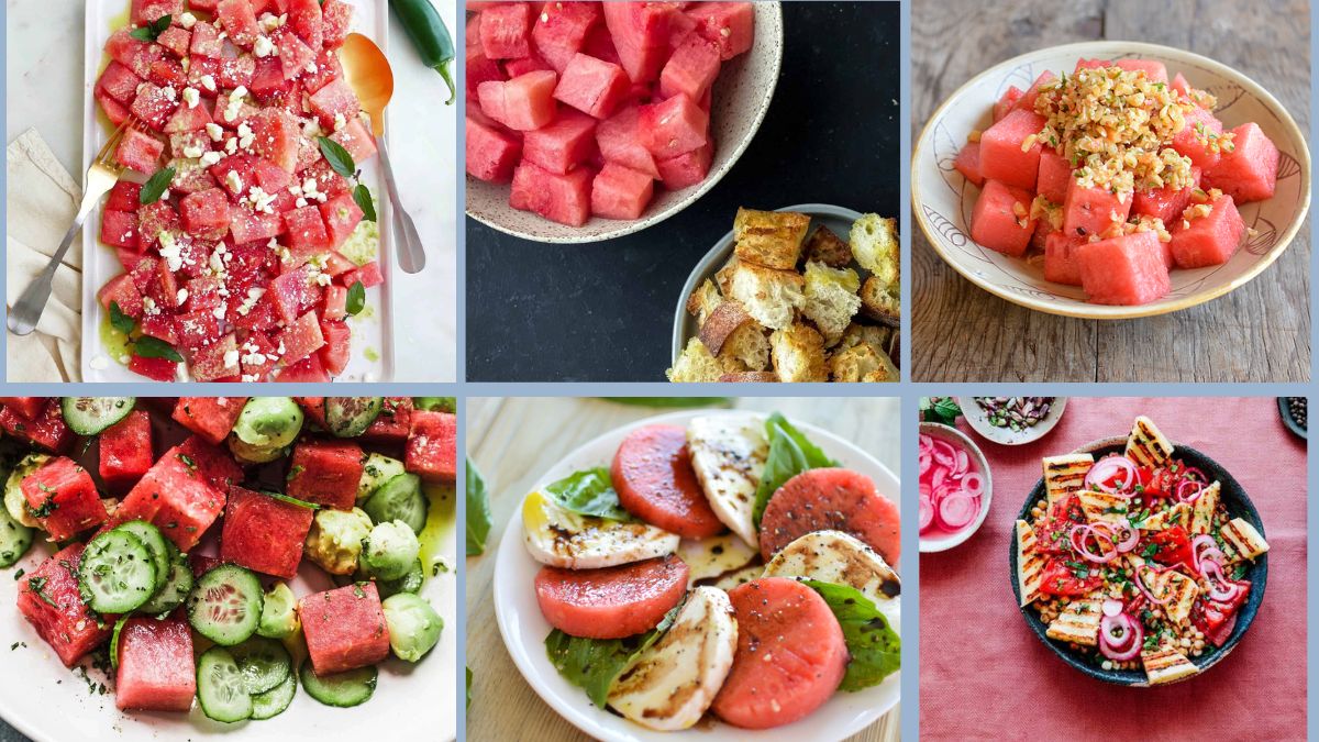 6 Fresh Watermelon Salad Ideas for When You Can’t Eat Another Caprese