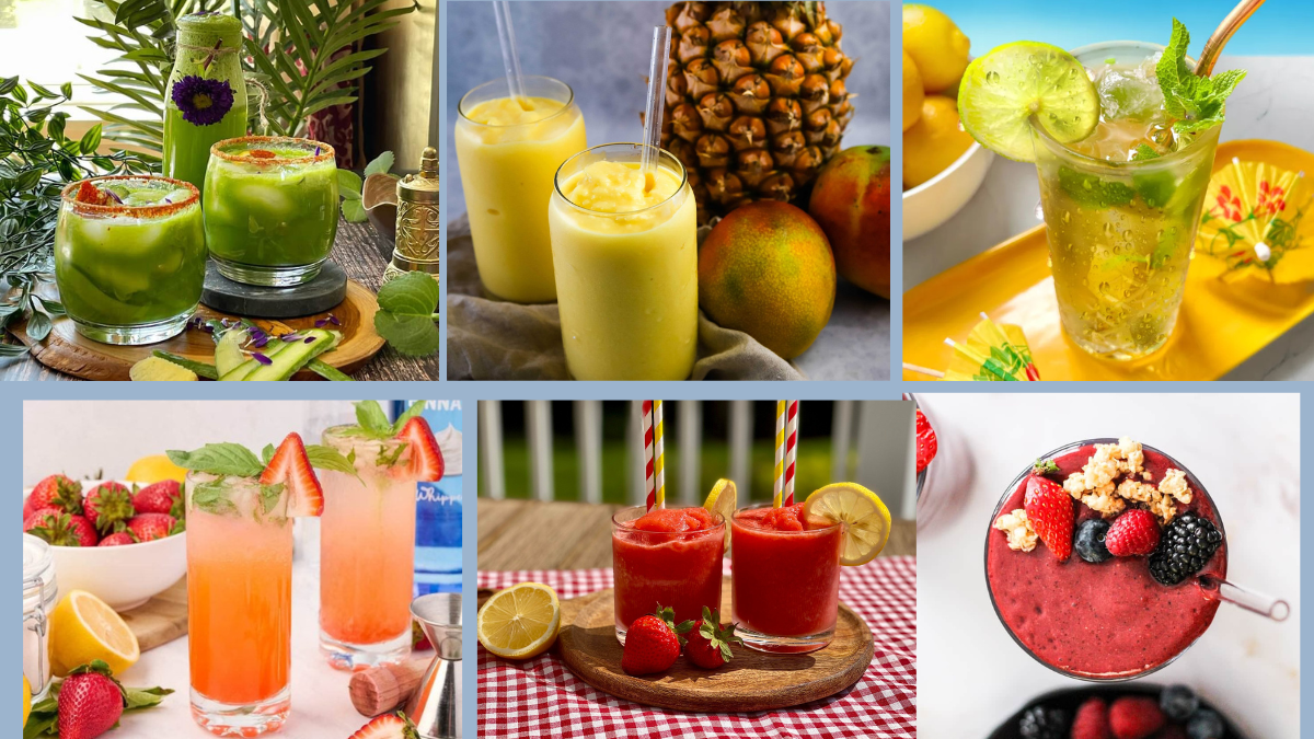 6 Summer Mocktail and Smoothie Recipes to Keep You Hydrated