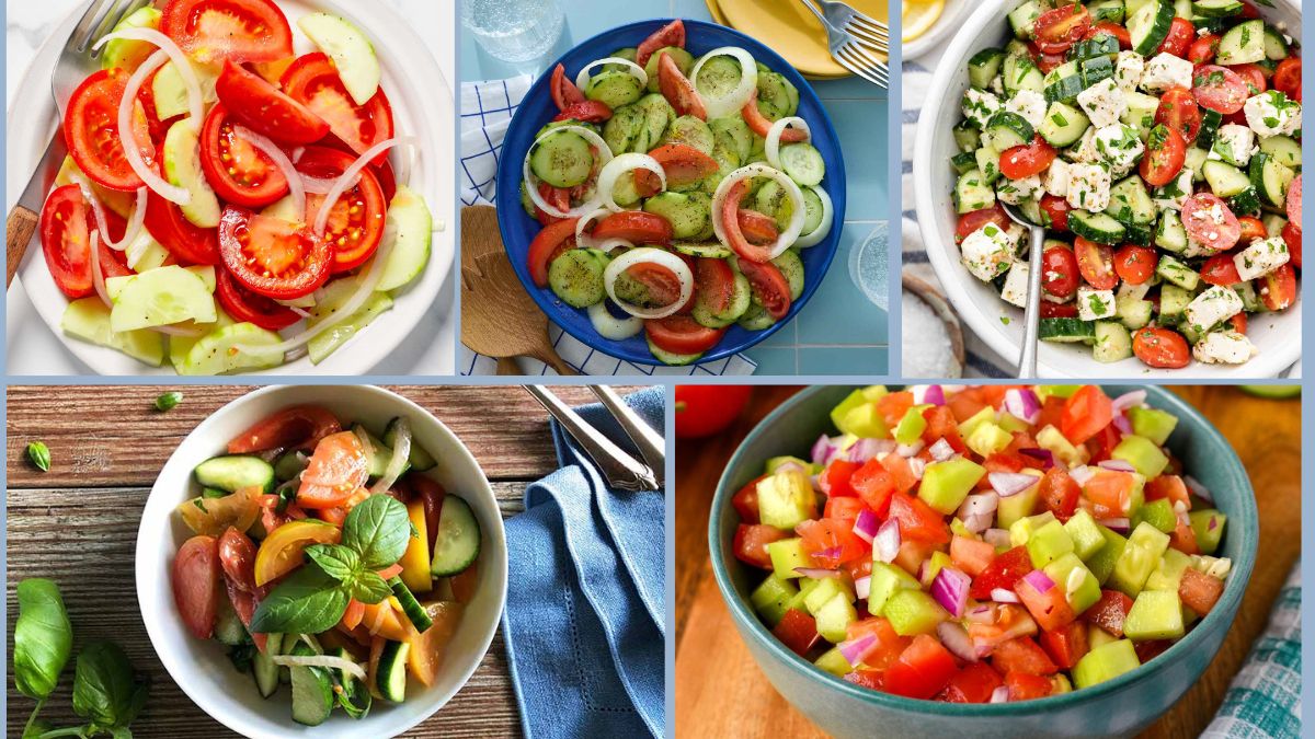5 Cucumber Tomato Salad Ideas for Summers